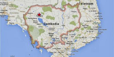 Mapa de Cambodia