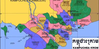 Mapa de kampuchea